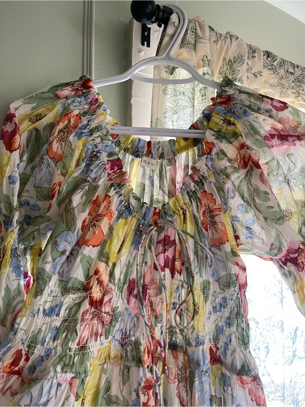 Dôen Ischia dress in Blanc Anemone Bloom - Picture 4 of 7
